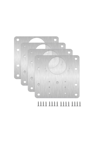 Mutfak Dolabı Tamir Plakası, Çelik Aksesuar İ 4pcs B,2pcs