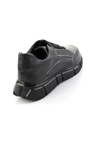 Bambi Siyah Napa Hakiki Deri Erkek Sneaker E01736060443