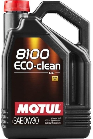 Motul 8100 Eco-Clean 0W-30 C2 Tam Sentetik Motor Yağı 5 L