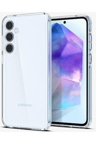 Spigen Galaxy Uyumlu A55 İle Uyumlu Kılıf Ultra Hybrid Crystal Clear Şeffaf