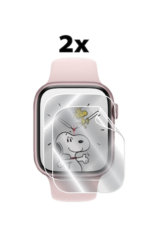 Apple Uyumlu Watch Series 9 - 8 - 7 45 MM ile Ipg Ekran Koruyucu (2 Adet)