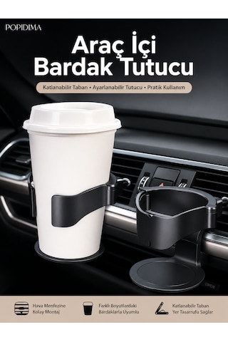 Oto Araç Içi Bardak Tutucu Çok Fonksiyonlu Içecek Tutacağı/bardaklık Car Cup Holder Adet