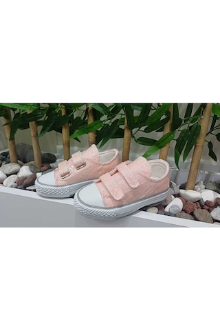 Scarpe Magiche Pembe Simli Ve Işıklı Kız Ayakkabısı 31-35 Numara Arası Işıksızdır Pembe Simli