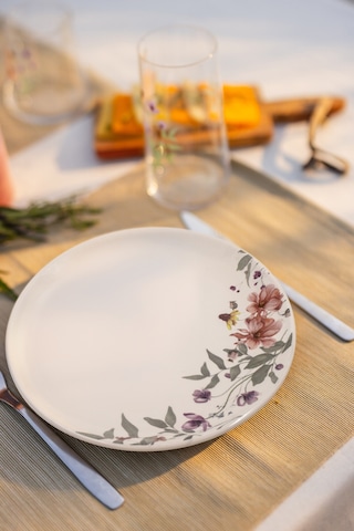 Rakle Darrel Seramik 4'lü Servis Tabağı Seti 25,5 Cm Renkli