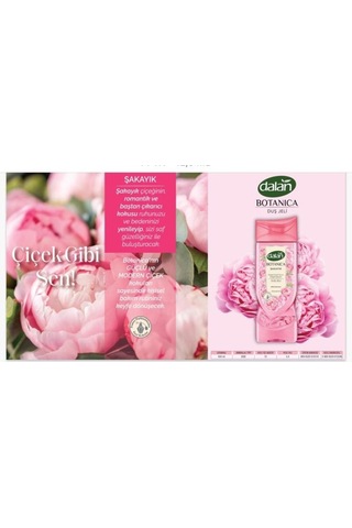 Duş Jeli Botanica Şakayık 450 Ml X 3 Adet
