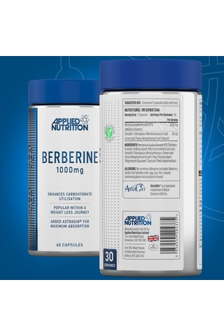 Applied Nutrition Berberine Capsules 1000mg X 60 Caps