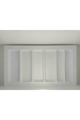 85x49 Cm. Beyaz Kaşıklık Ve Kepçelik 2'li Set 79x41 Cm'e Kadar Kesilebilir - 85x49byz-set Beyaz