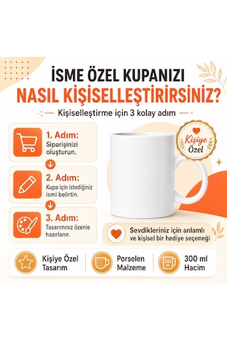 Memleket Sokağı Temalı Baskılı Kupa Bardak Nostaljik Hediye Beyaz