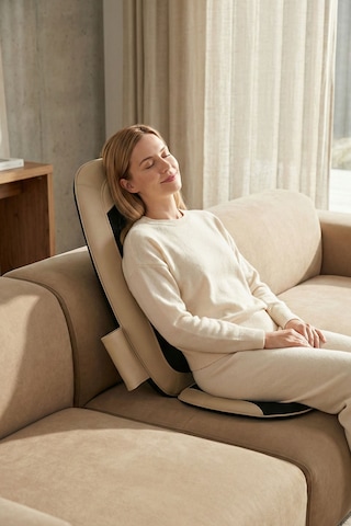 Taşınabilir Masaj Koltuğu - Shiatsu Titreşim Isıtma / Fg-c22 Krem
