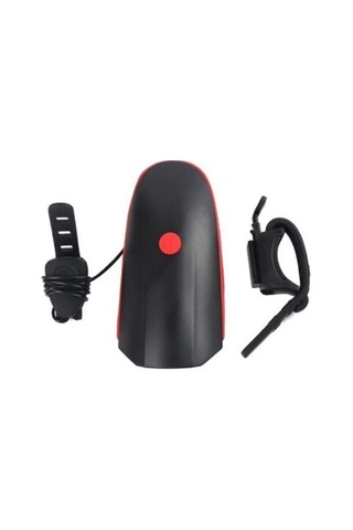 Forte Gt 250 Lümen Bisiklet Ön Farı 2 In 1 Kornalı 140 Db Xbyc 61 Siyah