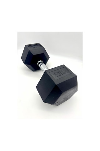 Alin Sport 20 Kg Kauçuk Profesyonel Olimpik Hex Dumbbell Hex Dambıl - Altıgen Dambıl