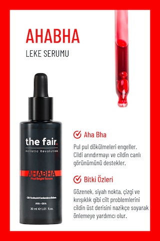 the fair. AHABHA Peel Bright Cilt Serumu %4 AHA+ %0.5 BHA 30 ML