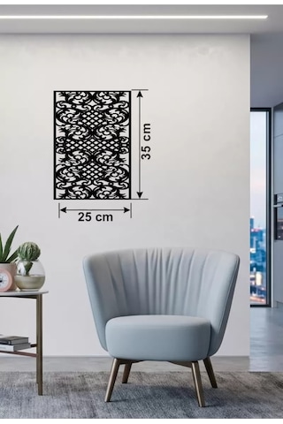 Gotham Temalı Ahşap Duvar Saati - 25x35 Cm Lazer Kesim Dekoratif Saat
