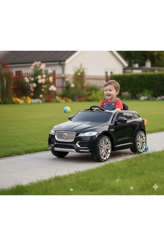 Freebebek Jaguar 12 Volt Kumandalı Akülü Araba Siyah