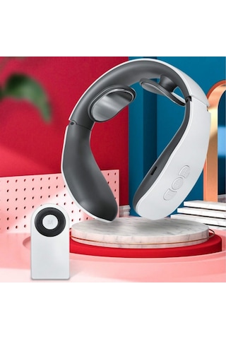 Butu Servikal Masaj Aleti Elektromanyetik Darbe Isıtma Boyun Koruyucu, Stil: Şarj Uzaktan Isıtma Çok Renkli