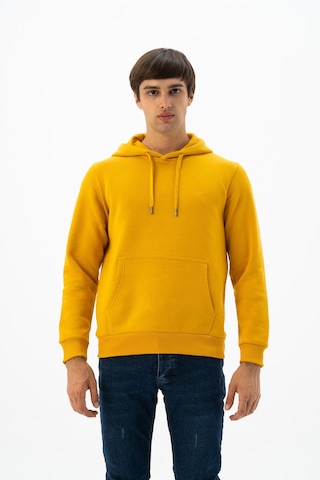 AR-MA Arma Erkek Kanguru Cepli Kapüşonlu Sweatshirt K24254928801 Sarı