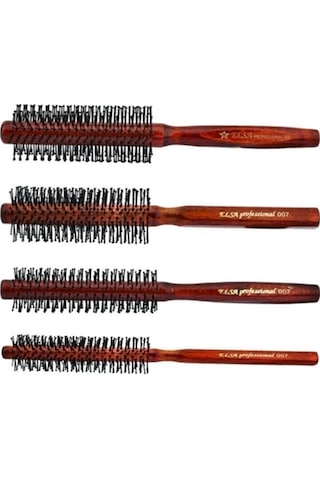 Elsa 4'lü Erkek Tarama Serisi 72 Fön Fırçası Hediye