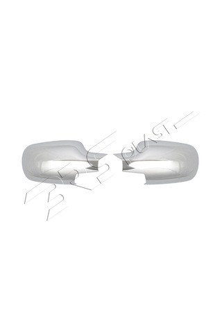 Renault Megane 2 Uyumlu 2004-2010 Ayna Kapağı 2 Parça Abs Krom Kaplama