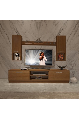 Decoraktiv Eko 5dab Slm Dvd Tv Ünitesi Tv Sehpası Ceviz