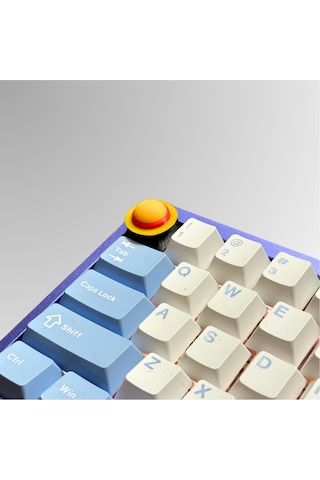 2 Adet Luffy One Piece Hasır Şapka Korsan Kaptanı Simgesi Anime Temalı Mekanik Klavye Tuşu