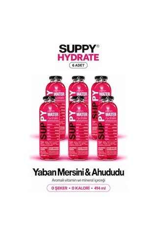 Suppy Vitamin Water Hydrate 6 Adet 414 Ml