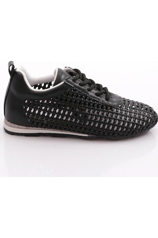 Dgn B0030 Kadin Delikli Casual Ayakkabi Siyah