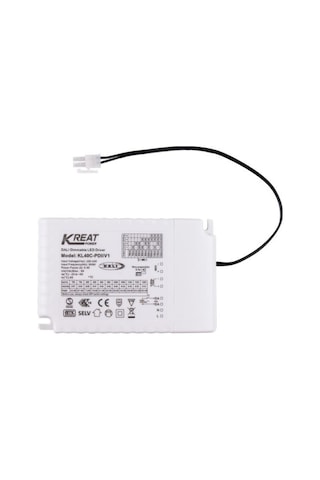 Mcled Dalı Dim Edilebilir Led Sürücü 40w 700 1200ma Ofis Led Panel Uyumlu Beyaz