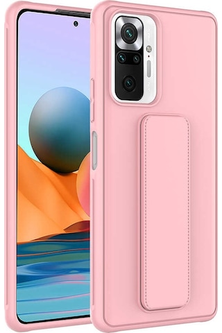 Xiaomi Redmi Note 10 Pro Kılıf Zore Qstand Katlanabilir Standlı Kılıf