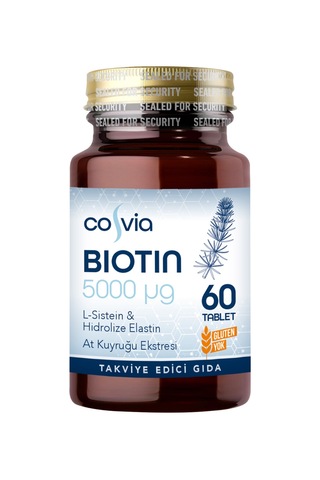 Cosvia Biotin 5000 Mcg L - Sistein & Hidrolize Elastin At Kuyruğu Eki