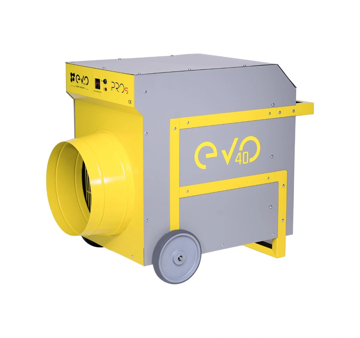 Evo40 Pros - 40 Kw Kumandalı Ve Dijital Endüstriyel Elektrikli Fanlı Isıtıcı