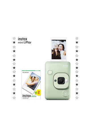 Instax Mini Liplay Hybrid Fotoğraf Makinesi + 20 'li Film