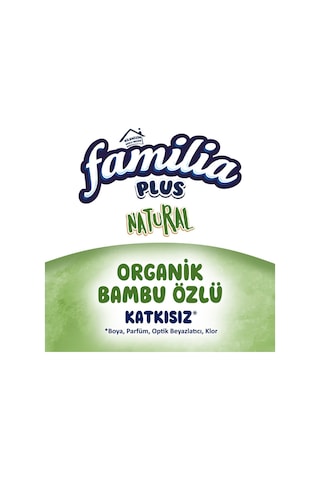 Familia Plus Natural Tuvalet Kağıdı 3 x 40 Rulo
