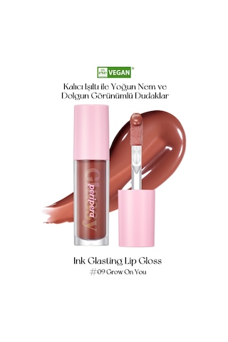 Dudaklara Dolgun Ve Işıltılı Görünüm Sunan Gloss Perıpera Ink Glasting Lip Gloss 9 Grow On You 9 Grow On You