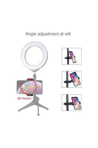 Singree 360 Dönebilen Akıllı Telefon Tutucu - Video Çekim Ve Canlı Yayın İçin Mükemmel Siyah