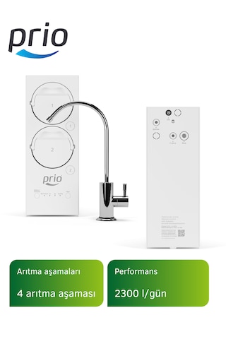 Prio Cdx600 Praktic Tanksız Direkt Akışlı Otomatik Yıkamalı Pompalı Su Arıtma Cihazı 600 Gpd Direk Akış