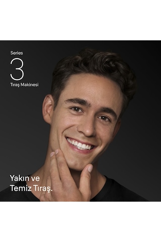 Braun Series 3 Elektrikli Sakal Şekillendirici Ve Tıraş Makinesi, Islak Ve Kuru, 310bt 1 Saat