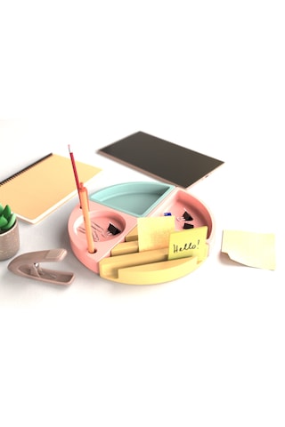 Tıdy Grıd - Desk Organizer Manyetik Modüler Mıknatıslı Masaüstü Düzenleyici Kalemlik Çok Renkli