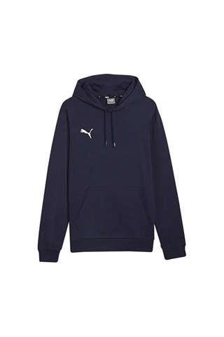 Puma Teamgoal Casuals Hoody Erkek Futbol Sweatshirts 65861806 Lacivert Siyah