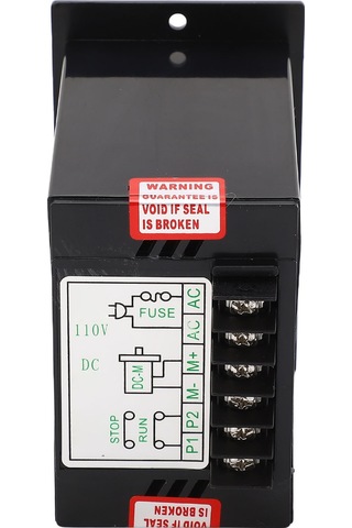 Aubyhe 90vdc Çıkışlı 110vac Girişli Dc Motor Hızı Kontrol Cihazı - İleri-geri Ve Acil Durdurma Fonksiyonlu Abs Kasa