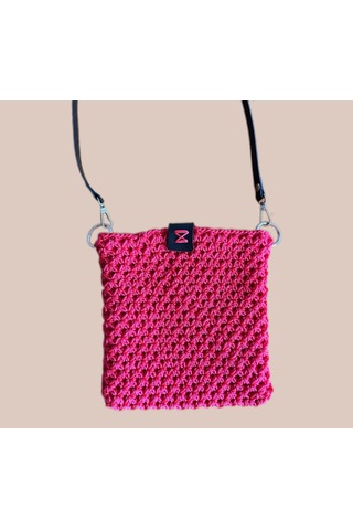 Byehandmade El Yapımı Kırmızı Omuz Çantası Kırmızı
