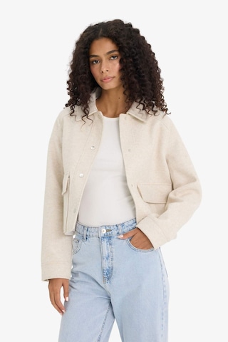 Defacto Regular Fit Polo Yaka Kaşe E8628ax25auer128 Ekru