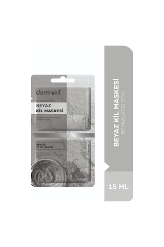 Dermokil Beyazlatıcı Etkili Beyaz Kil Maskesi 15 ML