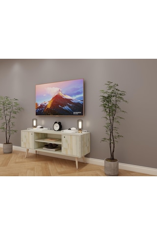 Nehir Ahşap Ladin Tv Ünitesi