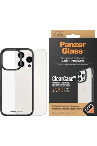 Apple Uyumlu iPhone 15 Pro Clearcase D3o Kapak