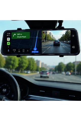 Carplay Dokunmatik Ayna Kamera Ekranı Ön Arka Kayıt Ve Gece Görüşü Diğer