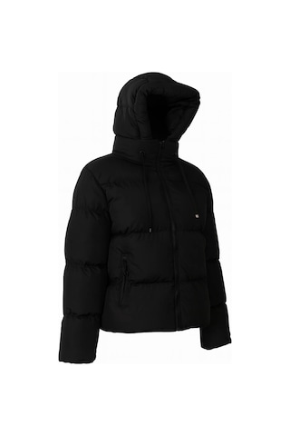 Trender Siyah Kadın Mont Y02 Siyah