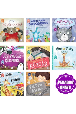 Pedagog Onaylı Uyku Vakti Hikayeleri 8 Kitap Okul Öncesi