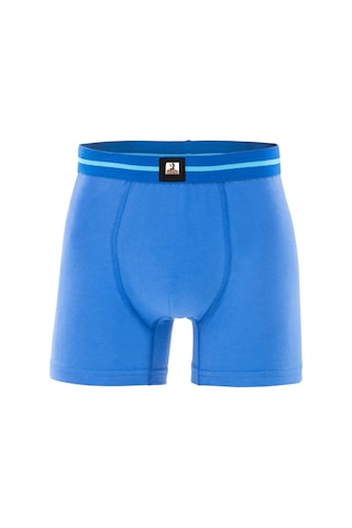 3 Lü Redzone Pamuk / Lycra Saks Mavi Erkek Boxer Saks Mavisi