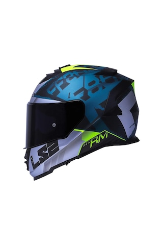 Ls2 Storm 2 Sprinter Siyah Vizör Kask Gri - Siyah