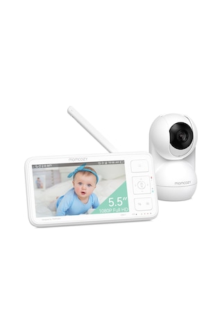 Momcozy 5.5" 1080p Full Hd Bebek Monitörü, Wifi Gerektirmez, 5800mah, Gece Görüşü, 120 Saat Pil Kamera Sistemi